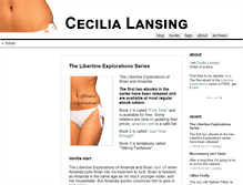 Tablet Screenshot of cecilialansing.com